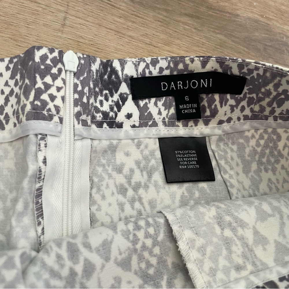 Snake Print Skirt w Pockets - Picture 3 of 14